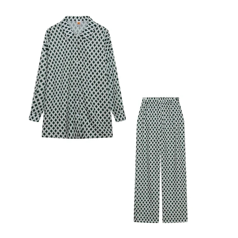 ANABELLA™ CONJUNTO DOS PIEZAS CAMISA + PANTALON